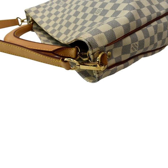LOUIS VUITTON  Soffi Damier Azur Satchel Shoulder Bag - Picture 5 of 12